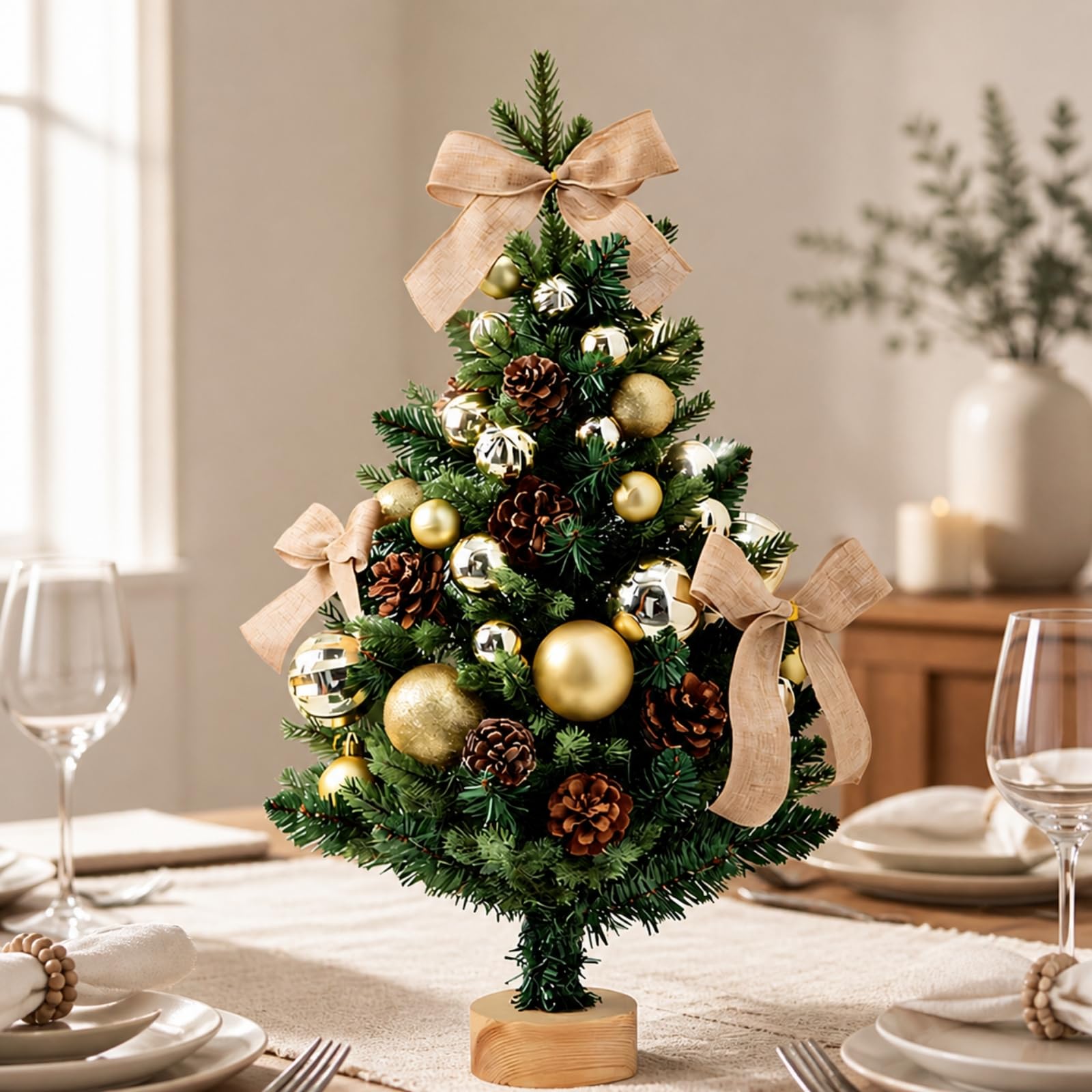 Albero di Natale Artificiale Compatto, 45 Cm