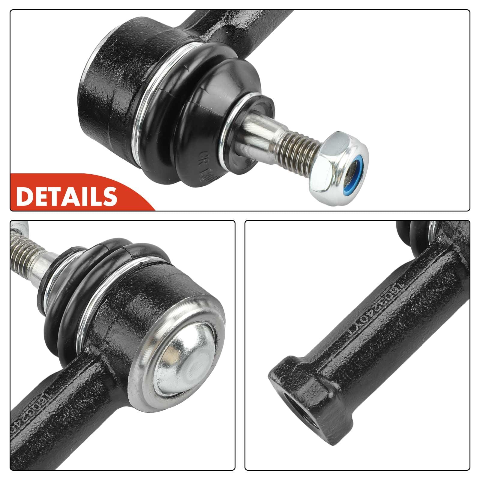 Frankberg 2x Spurstangenkopf Vorderachse Links Rechts Kompatible mit Meriva X03 1.3L-1.8L 2003-2010 Replace# 1603240