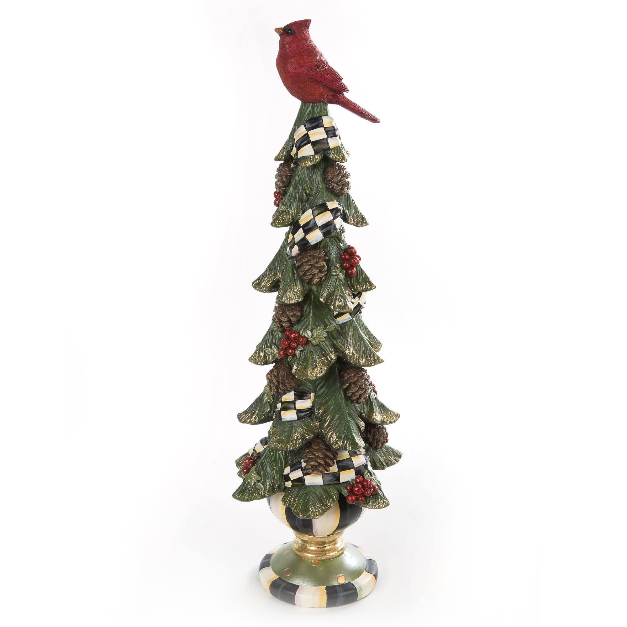 MACKENZIE CHILDS マッケンジーチャイルズ　クリスマスツリー Christmas Carol Tree - Blue Leaf Houston