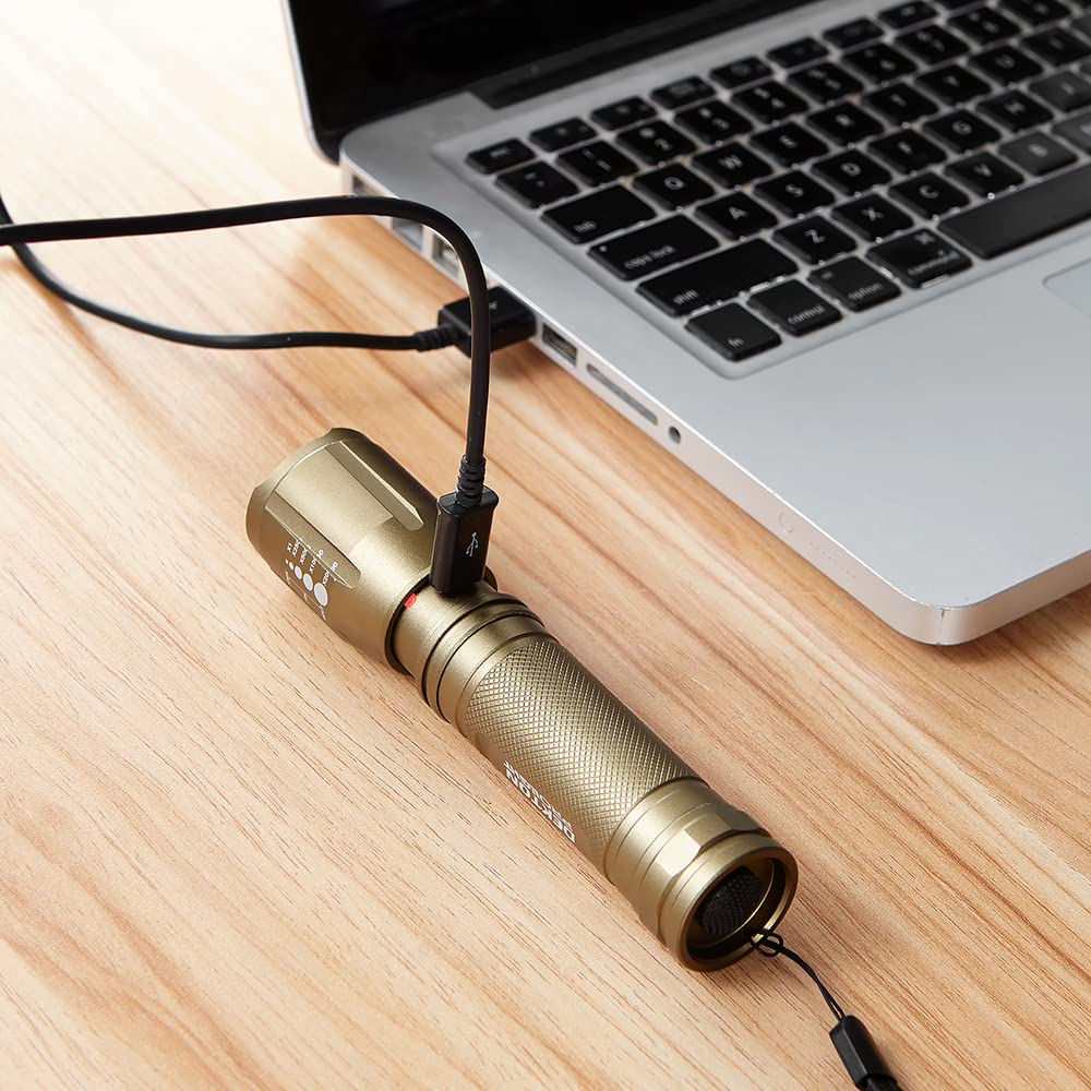 Dekton Explorer XT 600 COB LED Torch 400 Lumens 350M Flashlight With Batteries - Foto 8