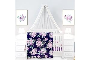 TANOFAR 4 Piece Crib Bedding Set: Snug Haven for Little Princesses