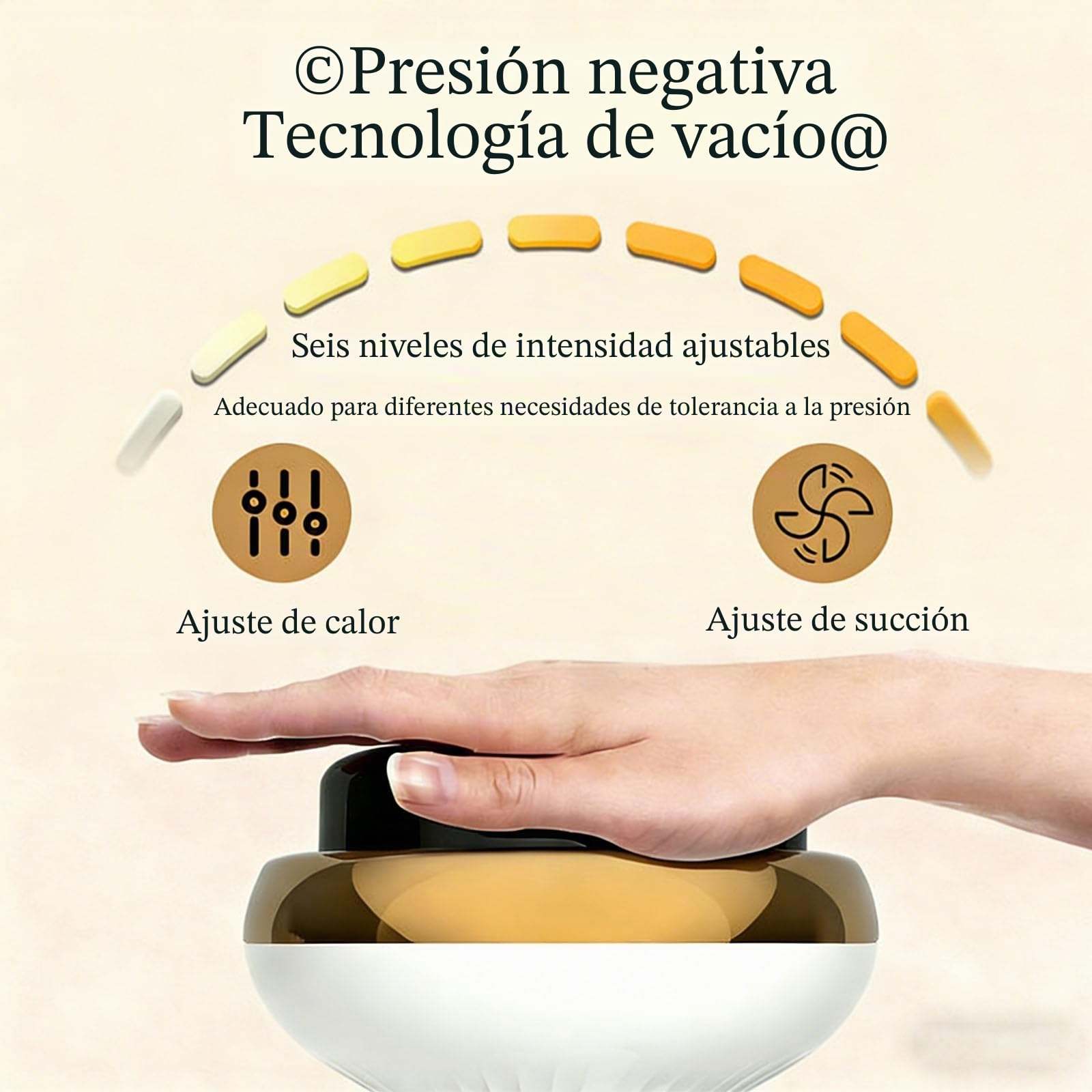 Maquina CelulitisReduce la Apariencia de Celulitis, Masajeador de Grasa Corporal de Mano Ajustable, Portátil y Recargable