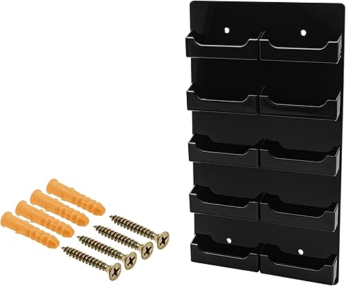 Miniatura 16 de Marketing Holders Tarjetero de pared con accesorios para colgar para tarjetas de regalo o citas de 3.5 x 2 pulgadas, oficinas corporativas dentales