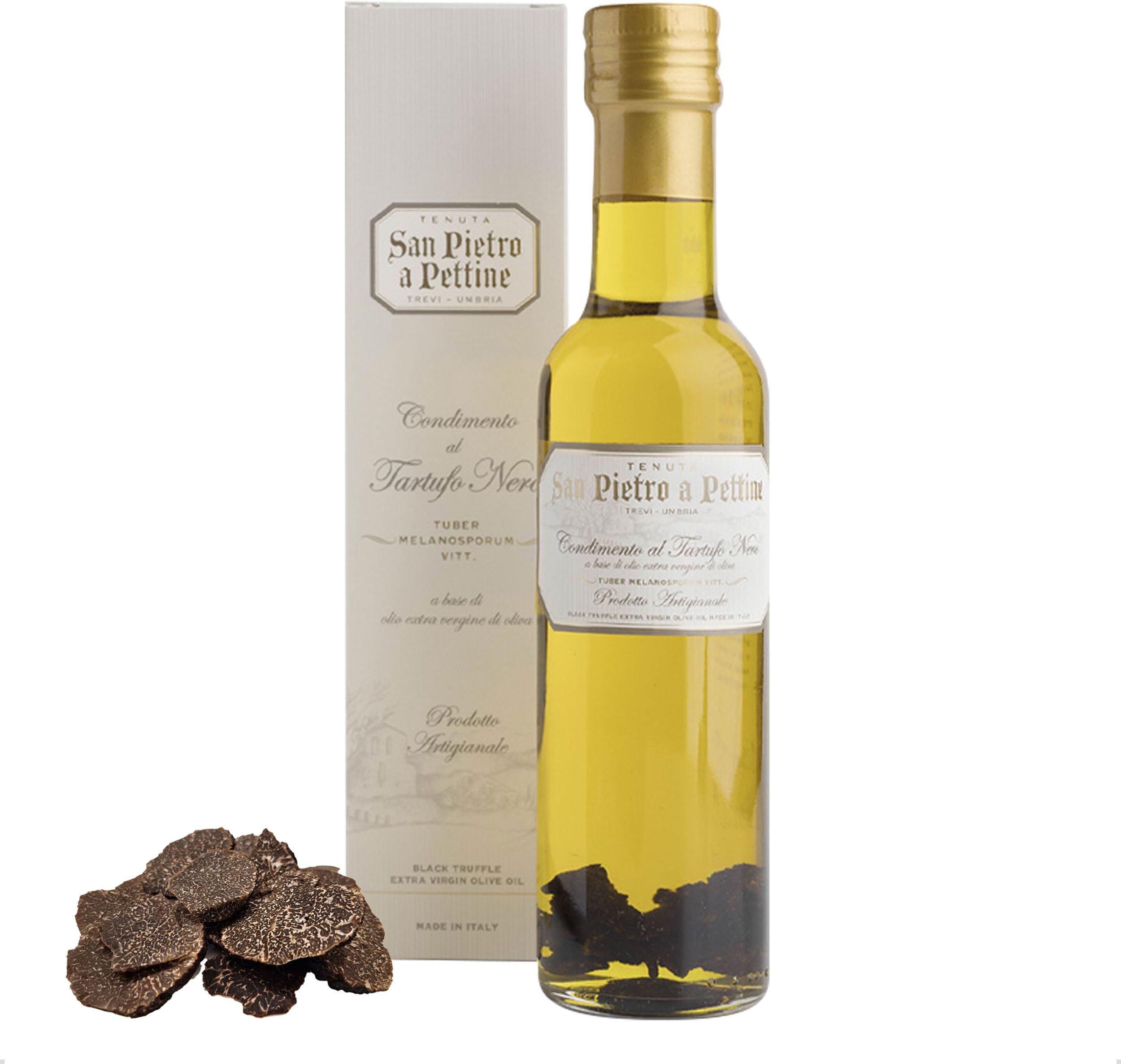 Black Truffle Oil 100ML, Premium Italian Extra Virgin Olive Oil Infused with Black Truffles