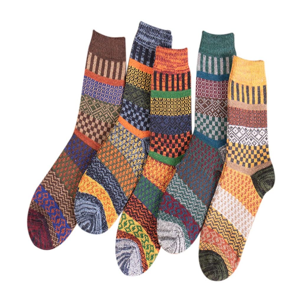 Chaussettes laine épaissies contre les pieds froids en automne hiver