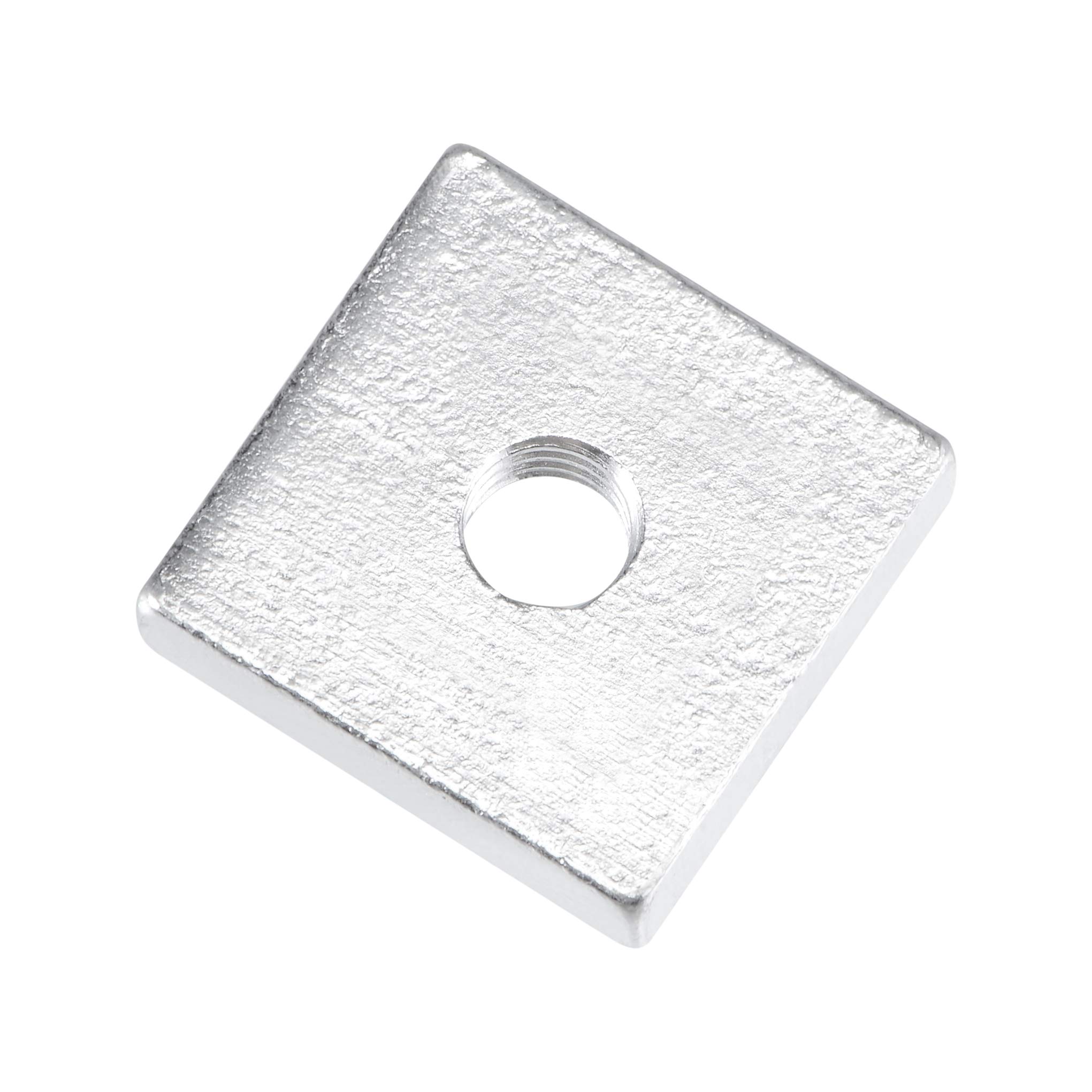QUARKZMAN Dadi Quadrati, M5x14mmx4mm Zincati Metrici a Filettatura Grossa Assortimento Kit, 10 Pz