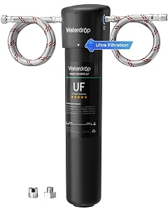 Waterdrop 15UA-UF 0 01 m Ultra Filtration Under Sink Water Filter System 2 Years Reduces Lead Chlorine Bad