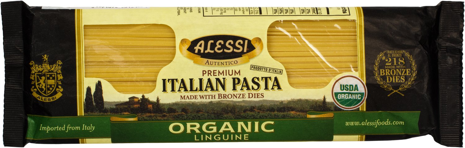 Alessi Italian Organic Linguine, 1 Pound (Pack of 12)