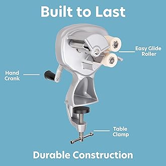 Cavatelli Maker Machine w Easy to Clean Rollers - Makes Authentic Gnocchi, Pasta Seashells and More - Recipes Included, Homemade Pasta Maker Set is Great for Homemade Italian Cooking or Holiday Gift