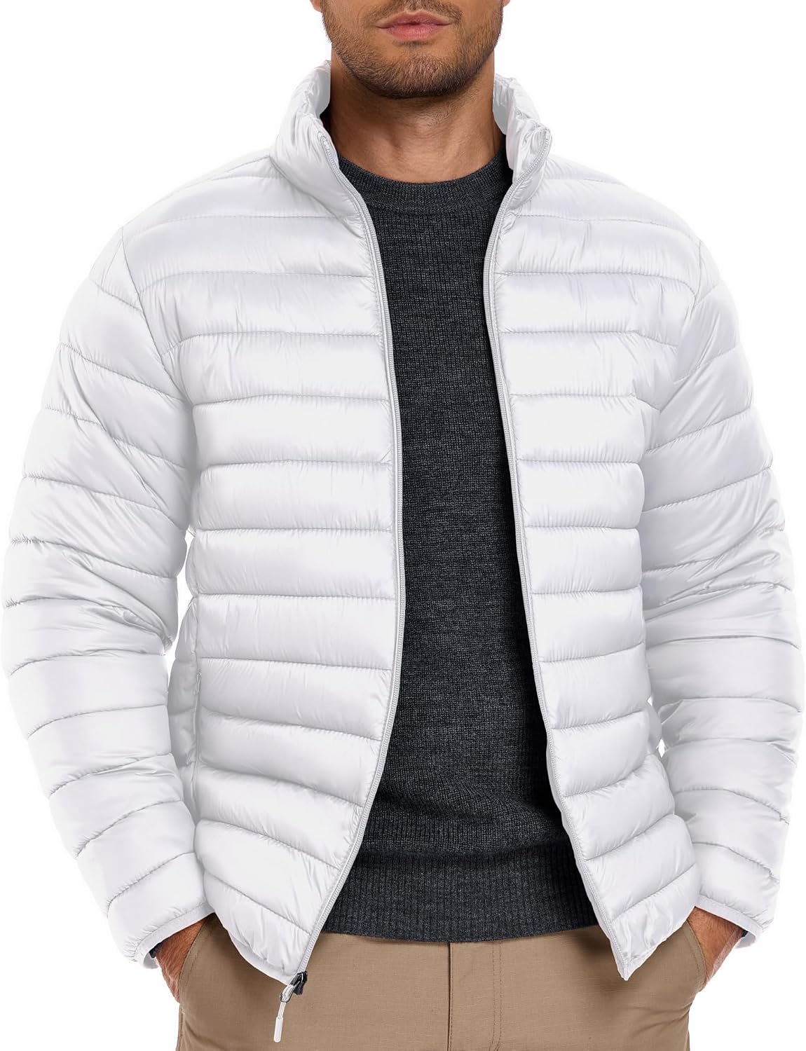 Men’s Puffer Jackets Lightweight Packable Winter Casual Down Coats