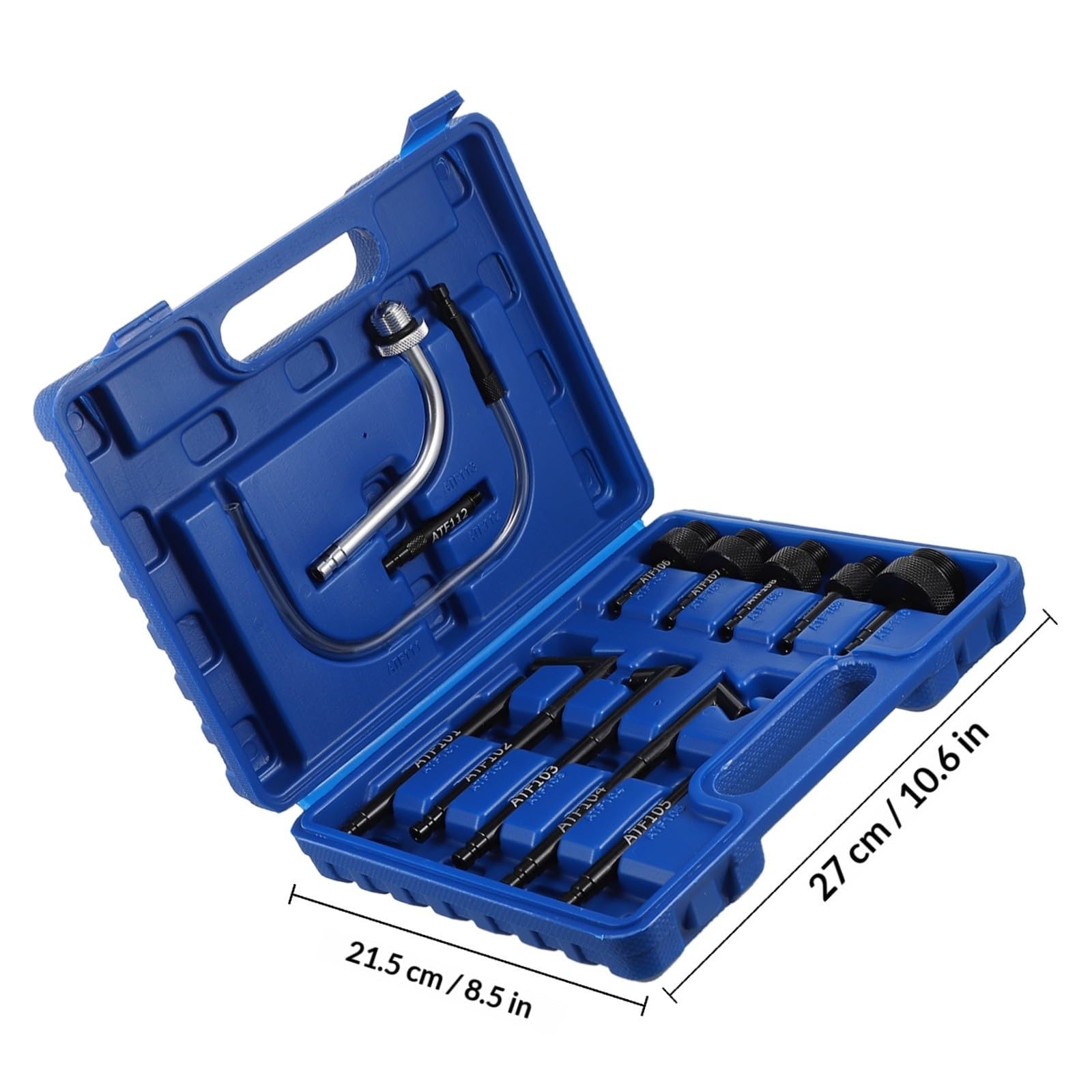 1ensemble Adaptateur Remplissage Transmission Métallique Kit pour Boîte Automatique Atf Compatible Plupart des Véhicules