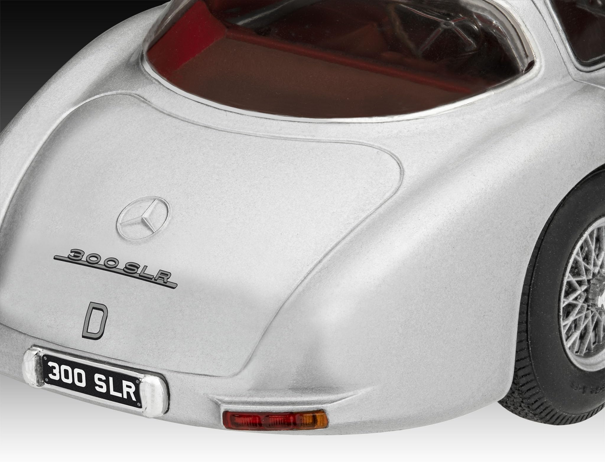 Revell Zestaw upominkowy 05633 Mercedes-Benz 300 SLR 70. rocznica skali 1:24 niezbudowany plastikowy model zestaw z akcesoriami