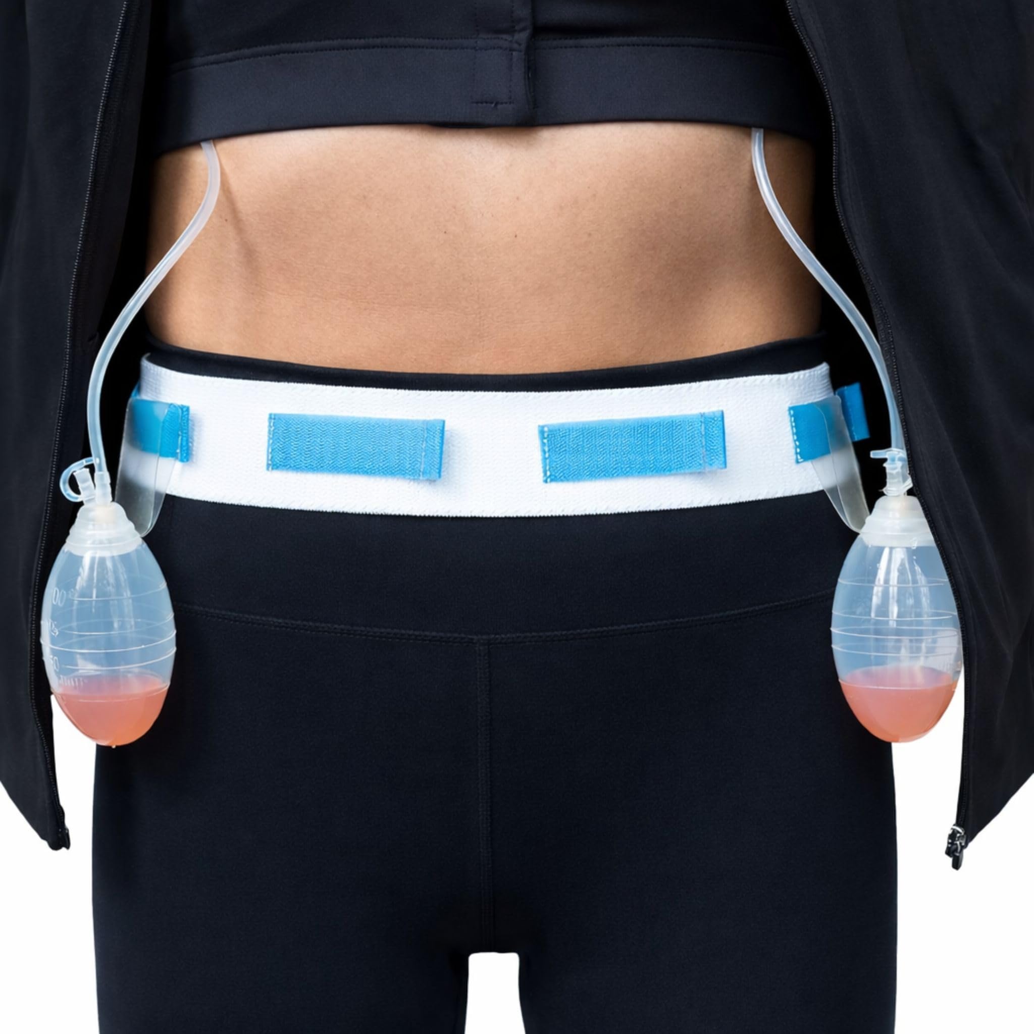NYOrtho Surgery Drain Holder - Multiple Sizes JP Drain Holder Belt with Enhanced Fasteners for Up to 4 Bulbs, Drain Holder After Tummy Tuck, Mastectomy, Breast Surgery - Soft, Adjustable & Elastic