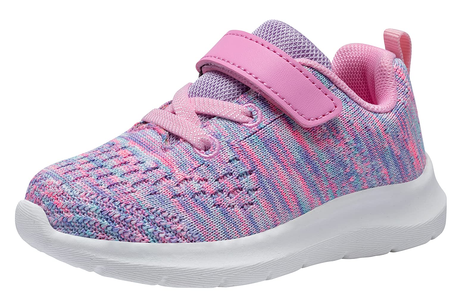 COODO Toddler/Little Kid Boys Girls Shoes Running Sports Sneakers (4 Toddler,Pastel)