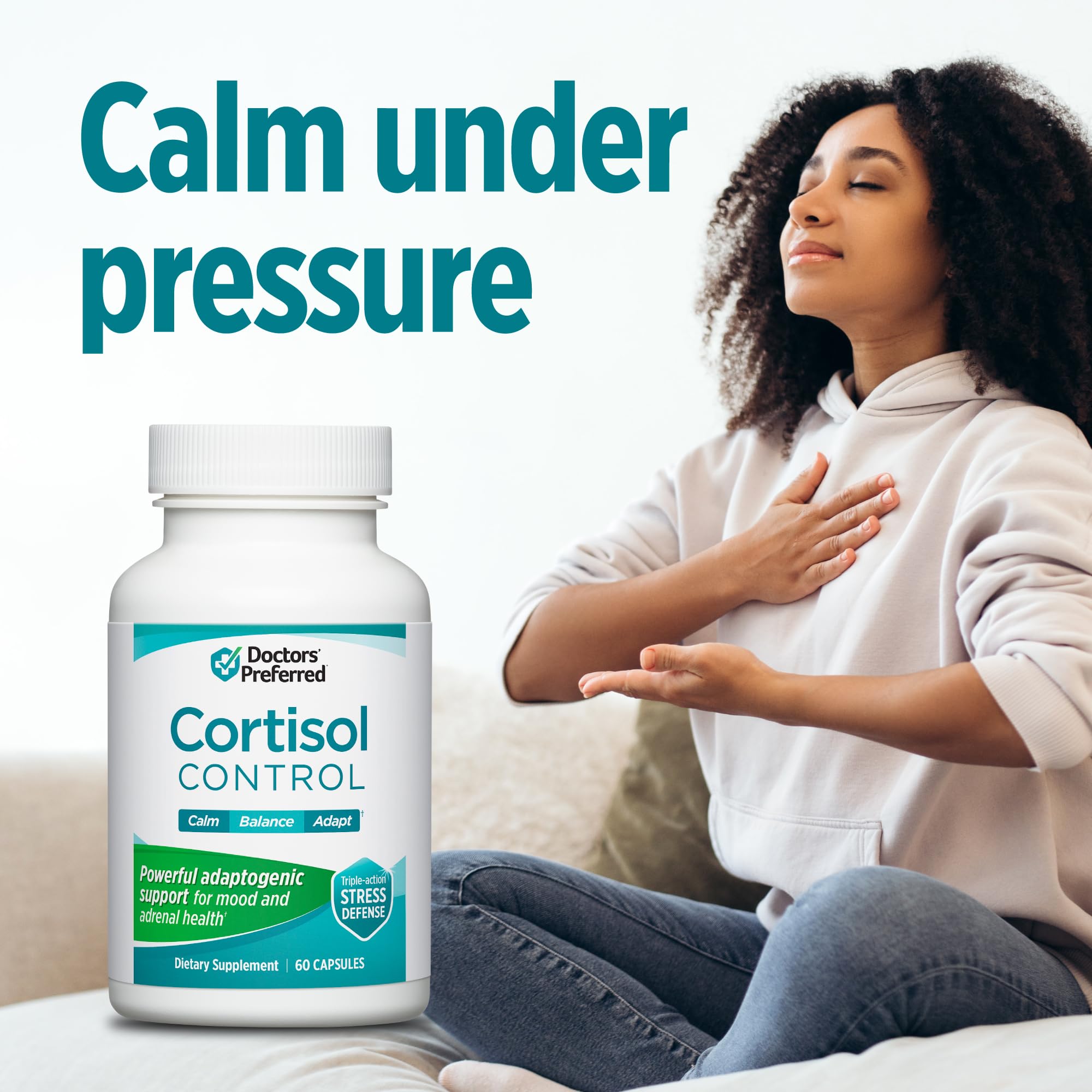DOCTORS' PREFERRED Cortisol Control Supplement, Adrenal & Stress Support — Amazon image 6