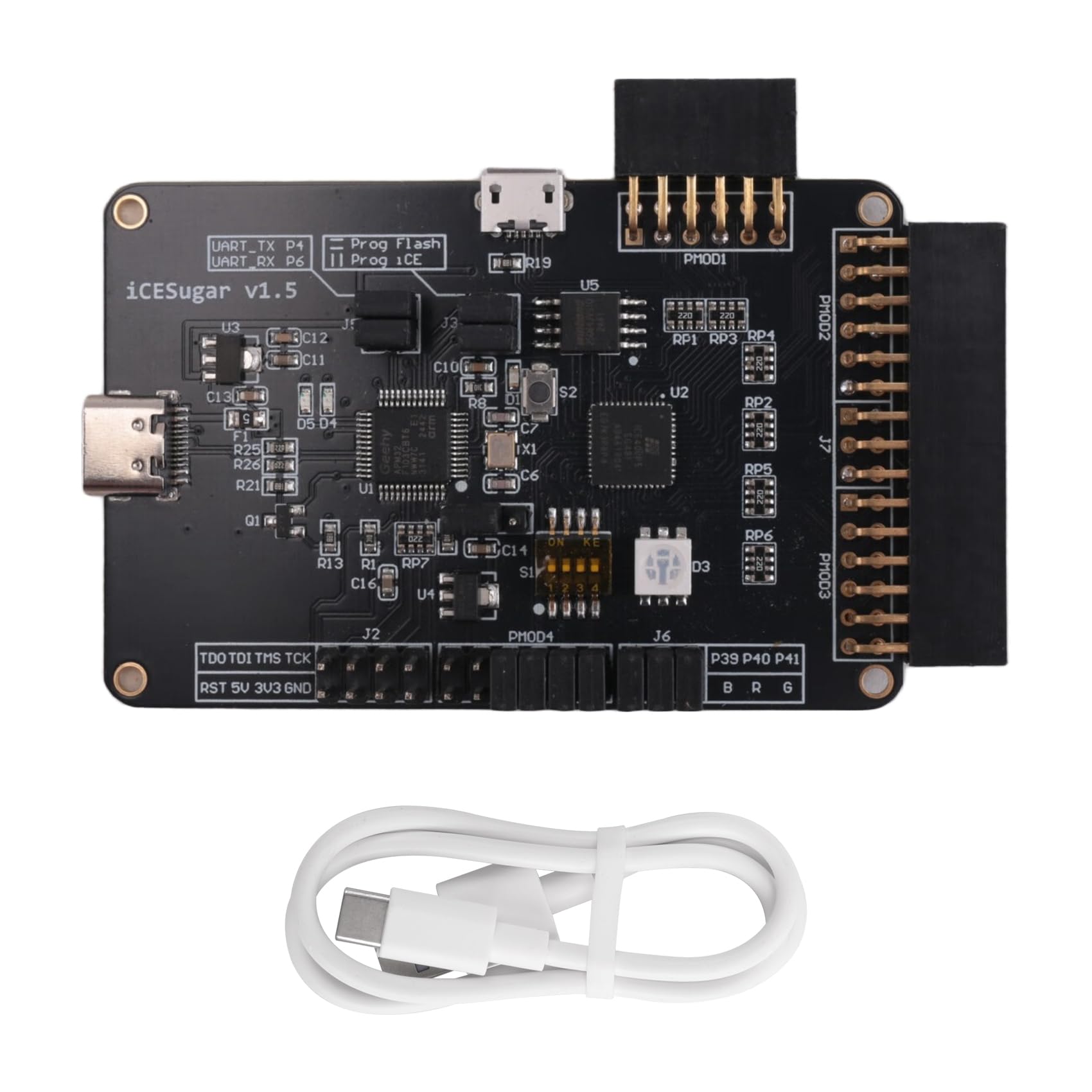 RISC-V Open Source FPGA Development Board ICESUGAR ICE40UP5K per progetti IoT/Edge AI Interfaccia USB-C