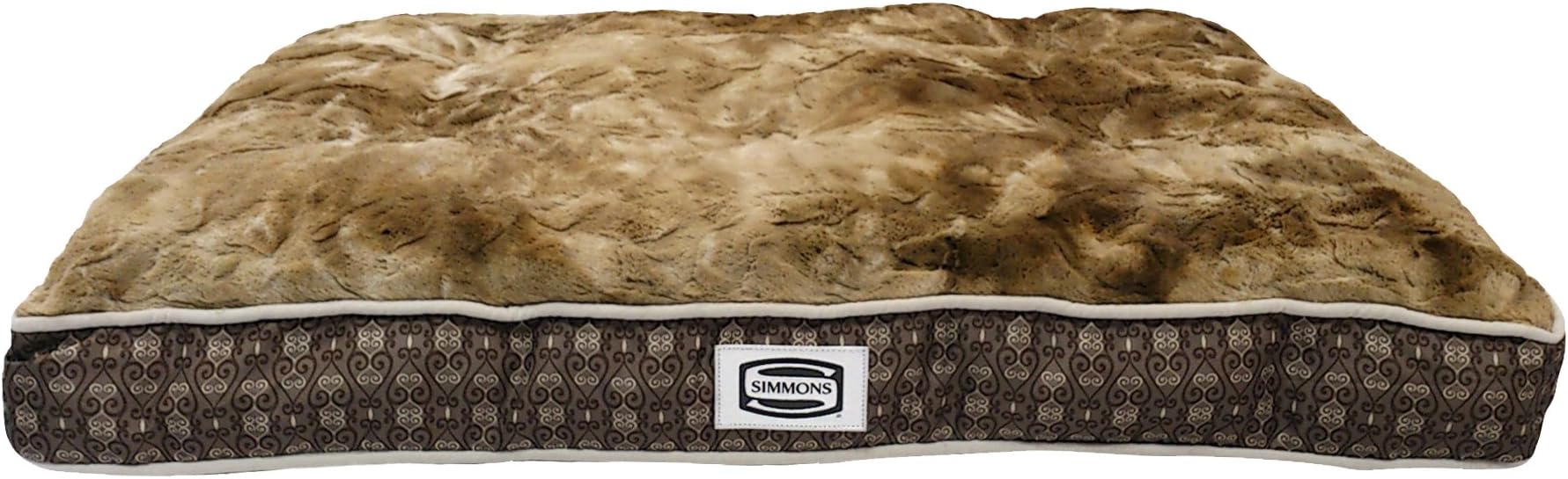 Simmons Retro Mat Plus Large Plush Dog Bed