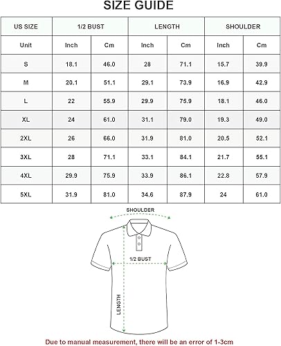 Miniatura 4 de Dad The Man The Myth The Golfing Legend Personalized Flag Golf Polo Shirts for Men, Men's Golf Shirts Polo Dry Fit