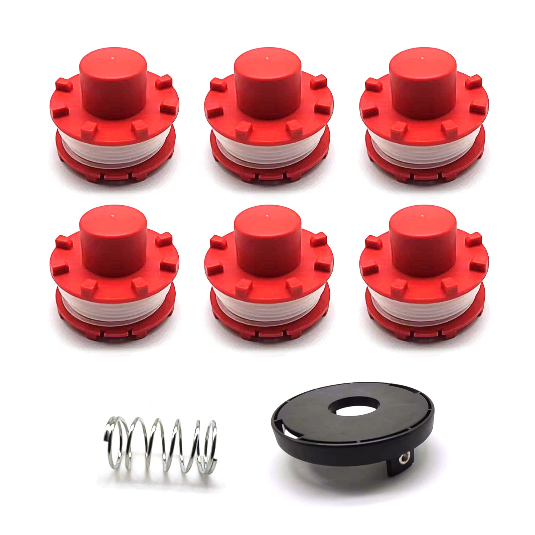 HUVNEXA 3er Pack Fadenspulen Für Einhell Rasentrimmer – 8 M Nylonfaden, Automatische Zuführung, Ersatzteil Nr. 3405096, Für Sauberes Trimmen