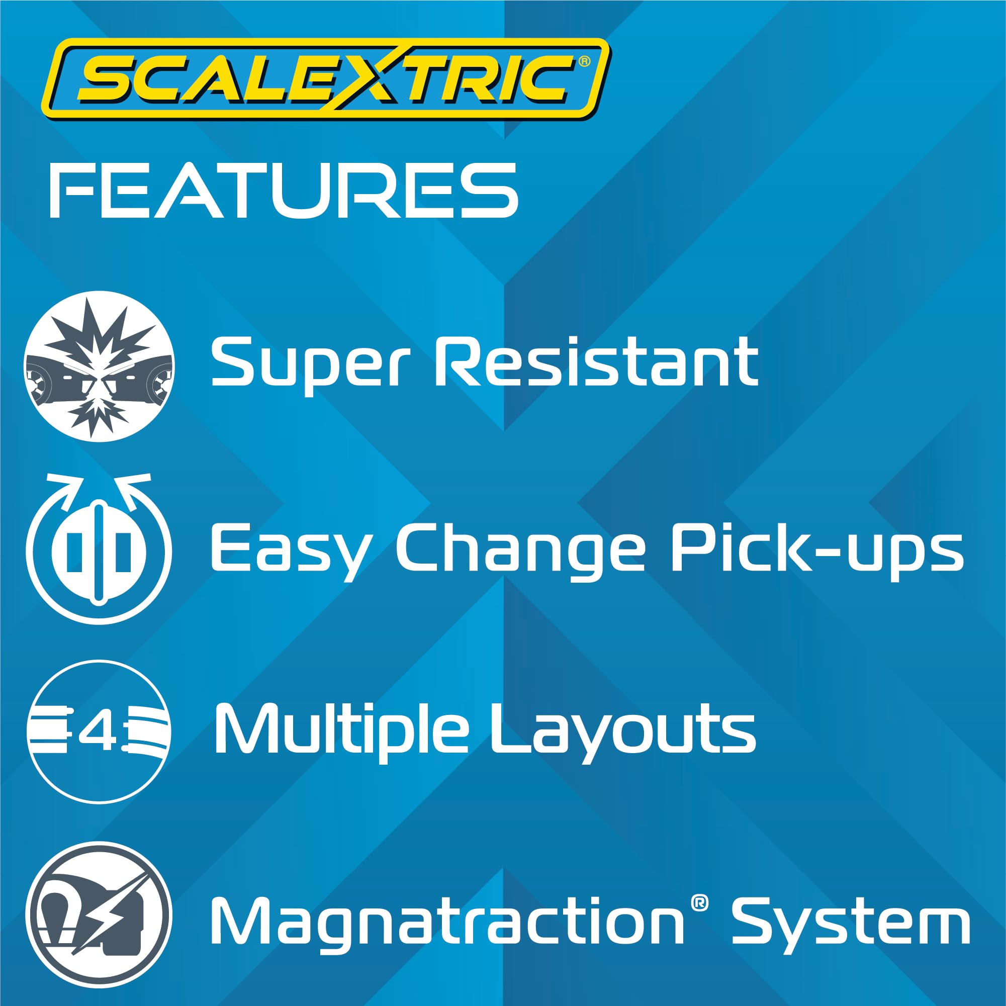 Scalextric Set da Corsa per Bambini, C1450M Williams Racing Race Set Speed ​​Track, Piste da Corsa Elettriche per Ragazzi e Ragazze 5, Set da Corsa per Mini Auto in Scala 1:32