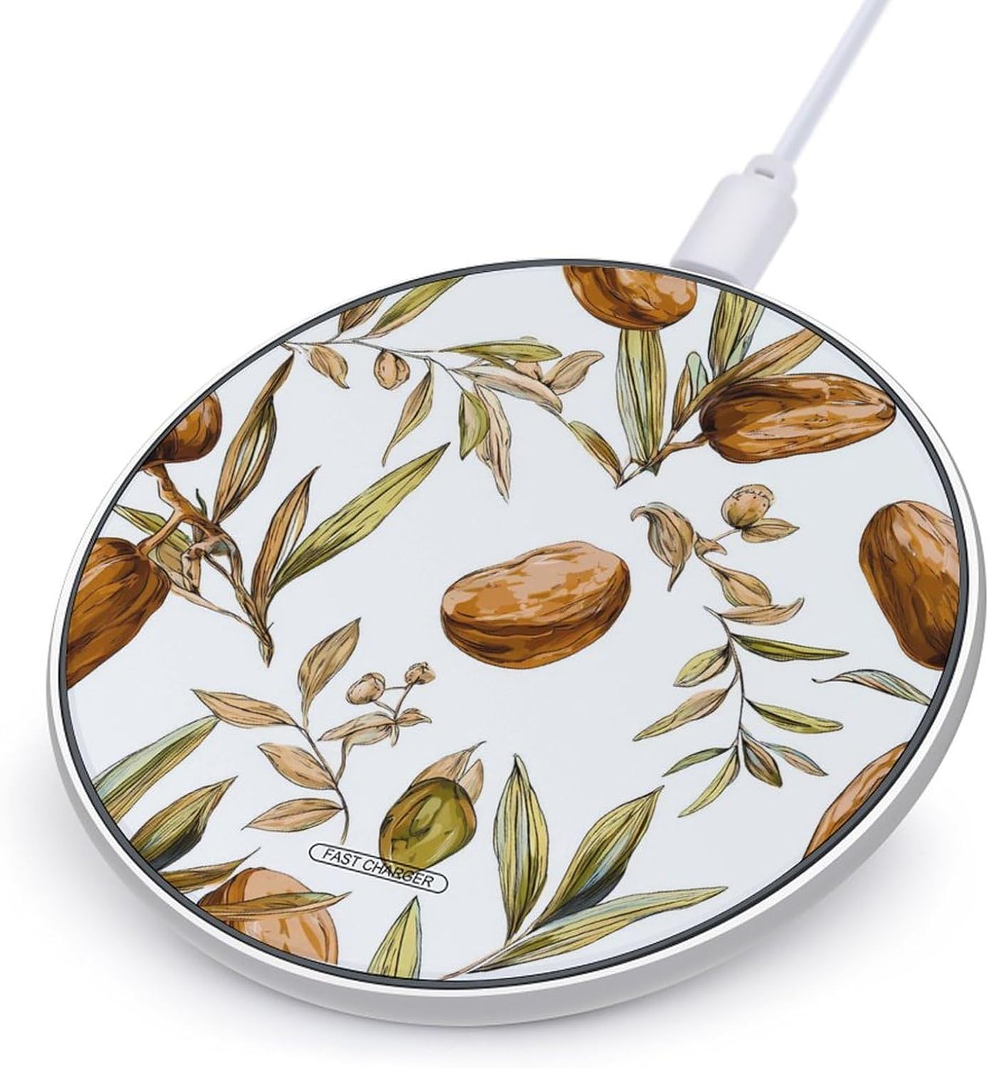Dates Fruit Portable Phone Charger Charging Station Pad 10W