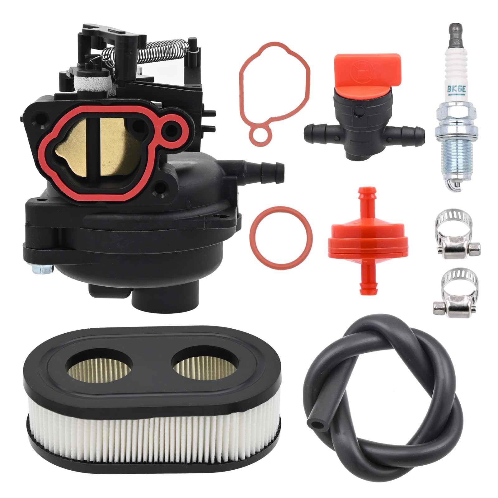 Aylux 799584 592361 Carburetor with 593260 Filter for B&S 594058 594057 9P702 09P702 550EX 625EX 675EX 725EXI 140cc Engines Fits Troy Bilt TB110 TB200