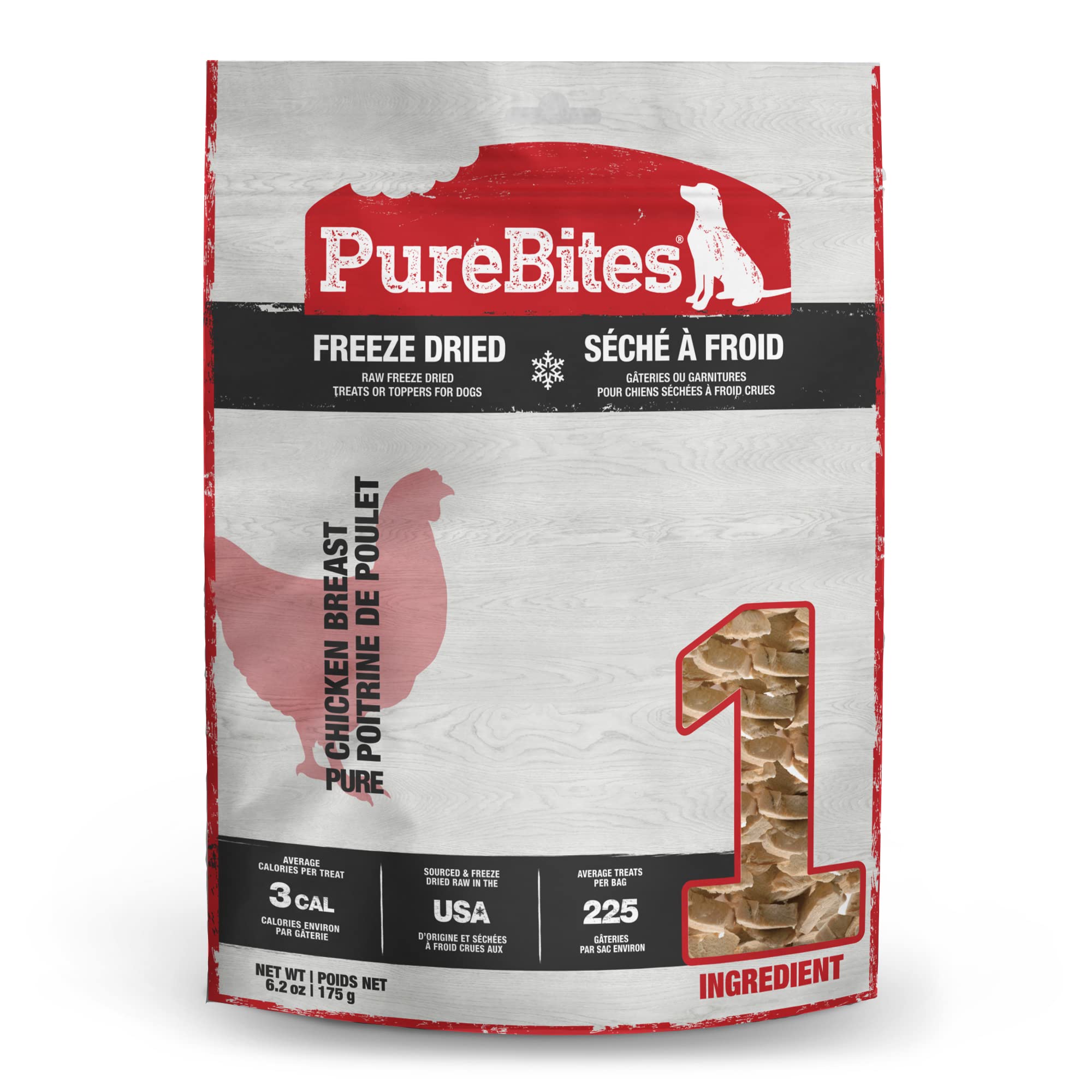 PureBitesChicken Breast for Dogs, 6.2oz / 175g - Value Size