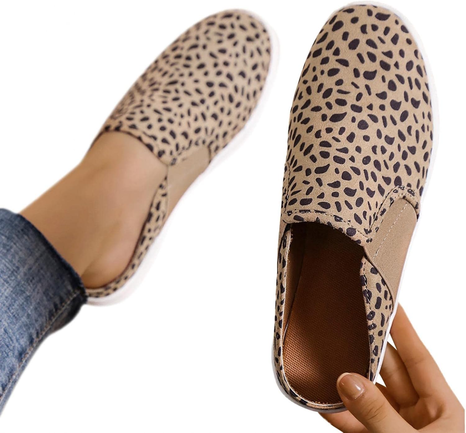 leopard nurse shoes