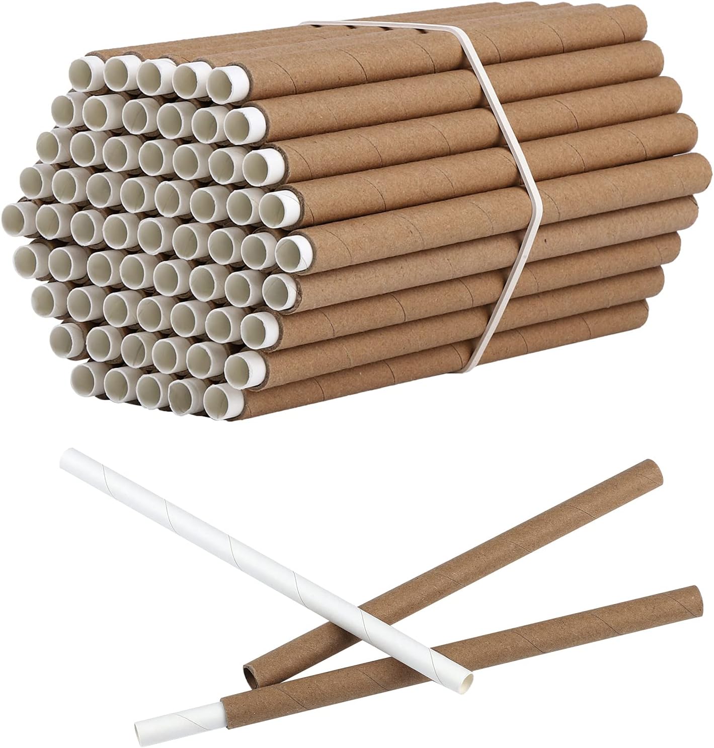 Navaris Cardboard Bee Nesting Tubes (Pack of 200) 6" Long