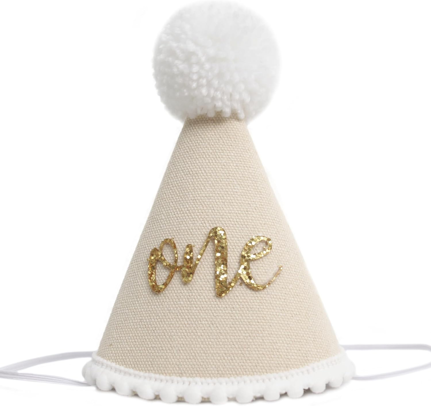 HGFC 1st Birthday Hat For Baby - Natural Boho First/1st Birthday Decorations, Boho First Birthday Crown,Cake Smash Photo Prop