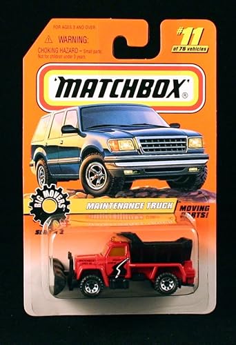 Matchbox Camión de mantenimiento RED Big Movers Series 2 1998 Vehículo fundido a presión básico (#11 de 75)