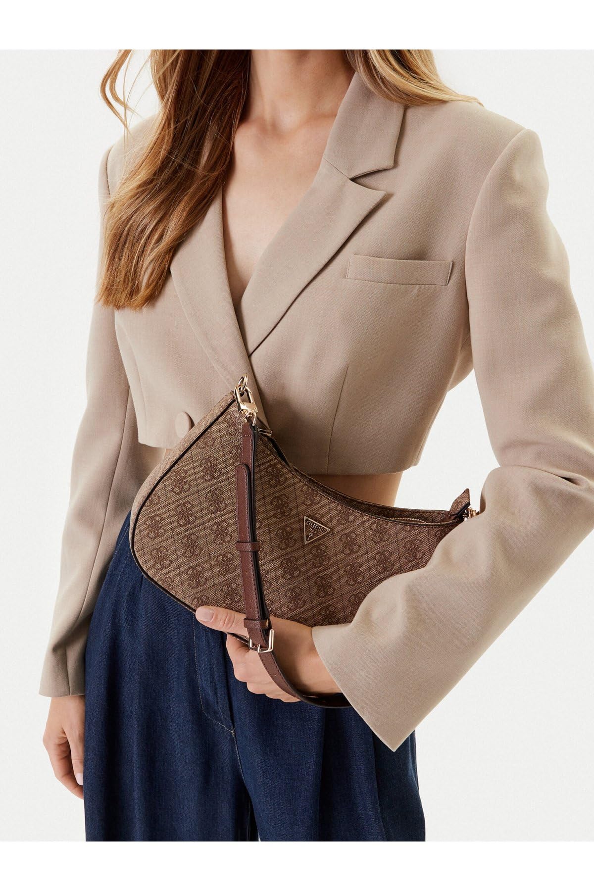 GUESS NOELLE II TOP ZIP SHOULDER BAG