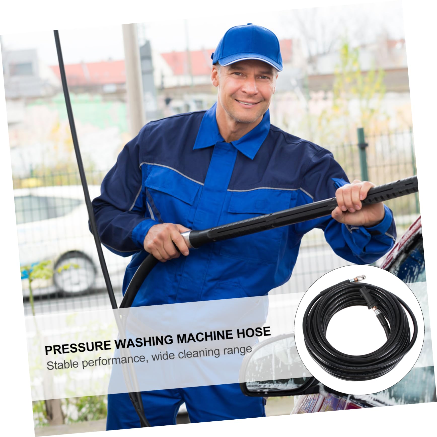 balacoo 1pc 15m Power Washer Hose High Pressure Hose for Washing Machine Hose Pressure Washing Machine Hose