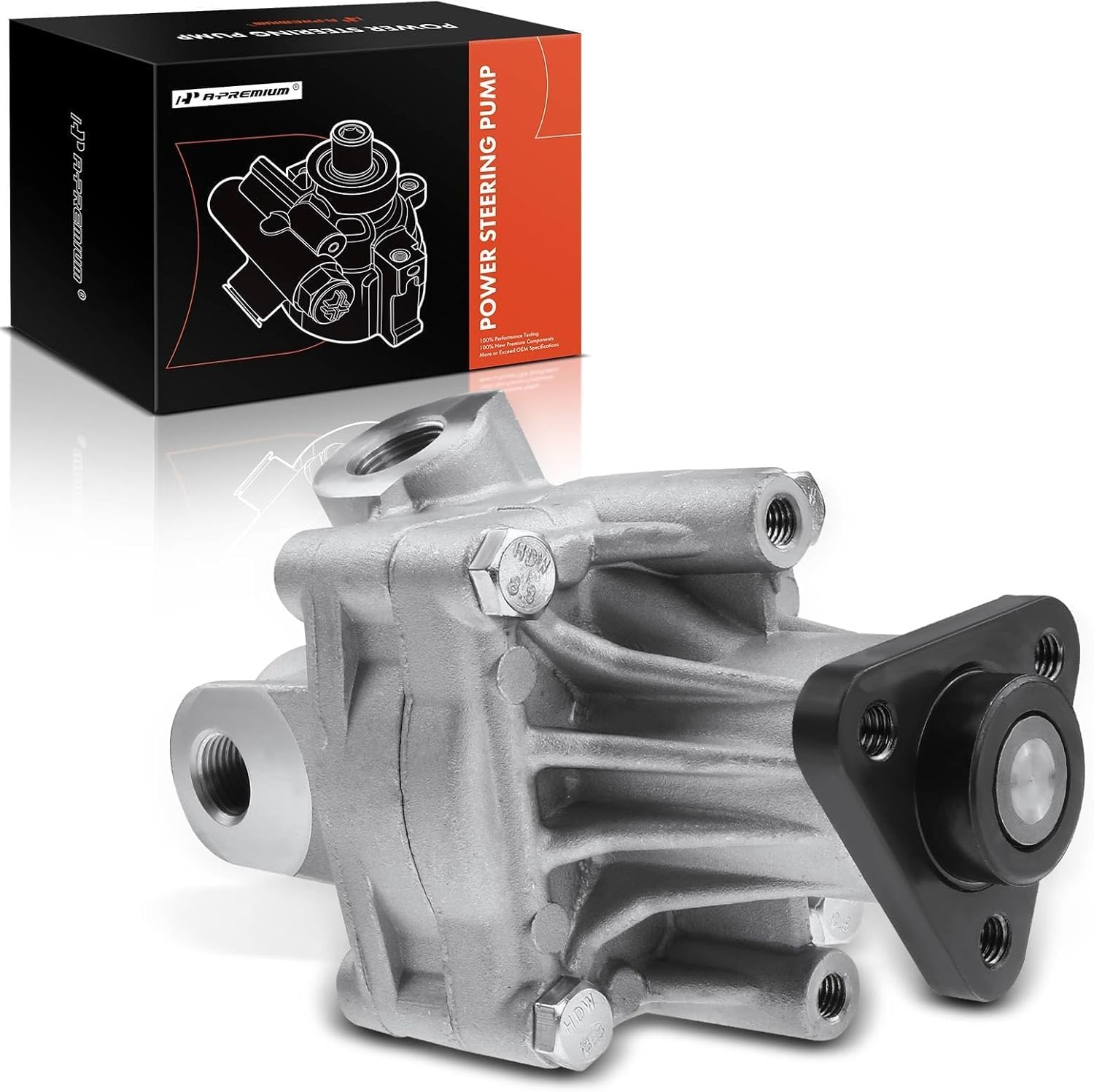 A-Premium Power Steering Pump Compatible with Audi A4 1996-1999, A4 Quattro 1996-1999, 1.8L 2.8L, Replace # 8D0145155R
