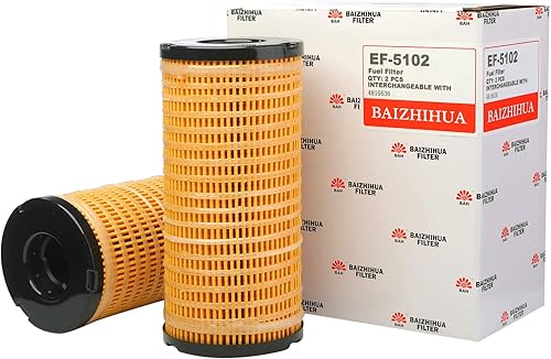 Miniatura 9 de 2 filtros de combustible BAIZHIHUA 4816636 que reemplazan a 26560201 1R-1804 se adapta al motor diesel Perkins 1104A-44 1104A-44T 1104A-44TA