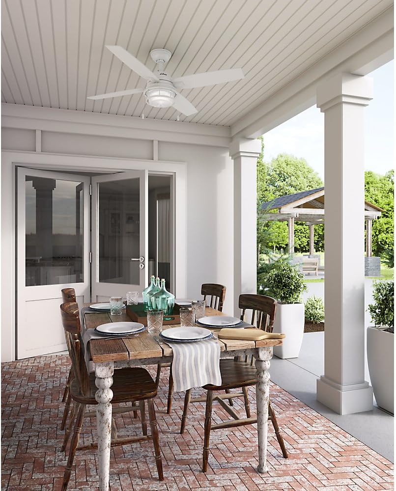 Best Hunter Ocala Indoor / Outdoor Ceiling Fan with LED Light and Pull Chain Control