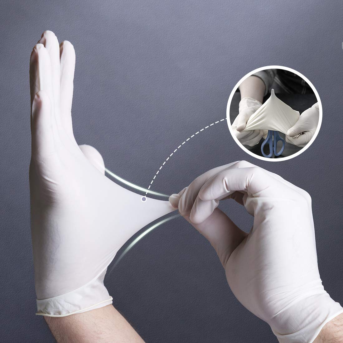 100 pcs Nitrile G10ve, Disposable Powder Free Nitrile G10ves, Home/Food Service and More, M Size