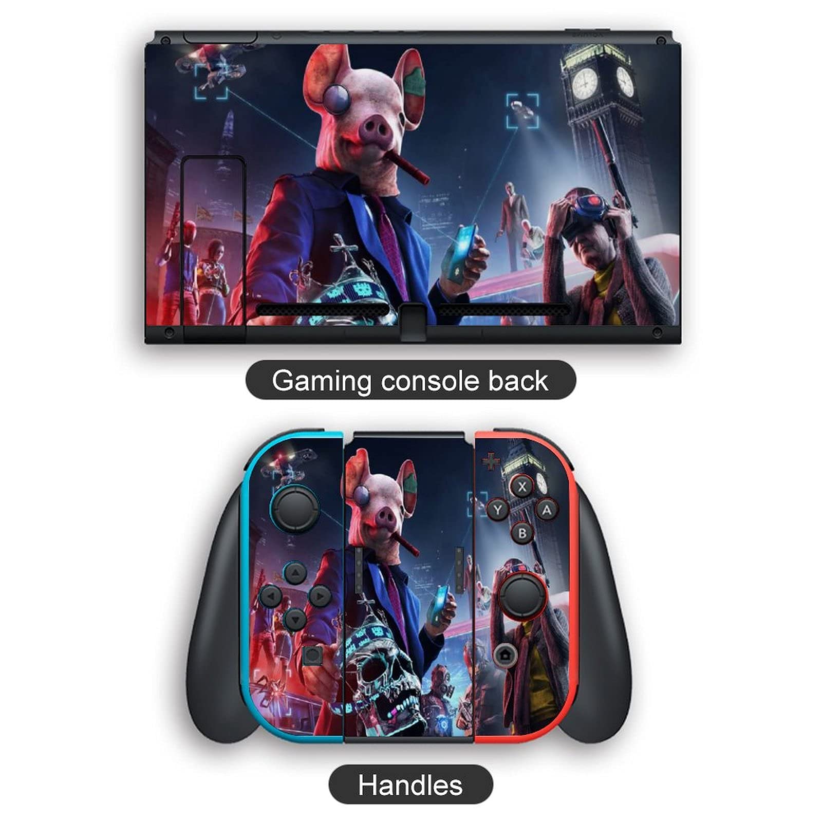 ❤新品❤スイッチスキンシール Amazon.co.jp: ウォッチドッグス2 Switch スキンシール セット