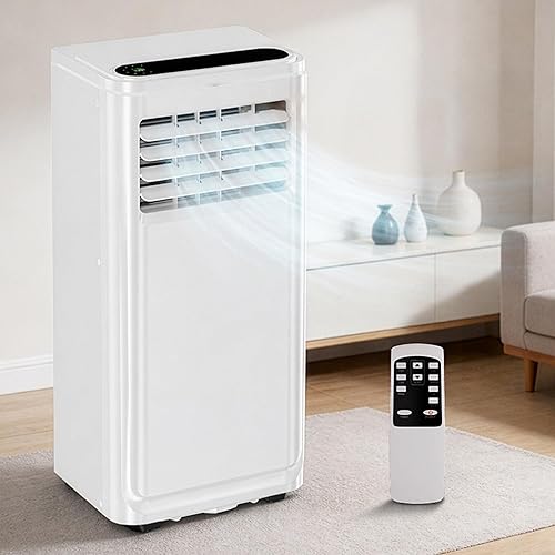 AKIRES 10000 BTU Portable Air Conditioners,3-IN-1 Portable AC Unit With Fan & Dehumidifier,Remote Control,24H Timer,Sleep Modes,Cools Room Up To 450 sq.ft,Suitable for Bedroom,Room, Office,Apartment