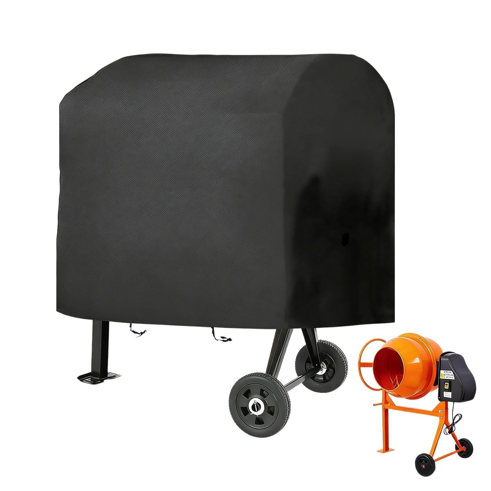Funda para mezclador de cemento, protección UV impermeable, protector de equipo al aire libre, escudo de tela Oxford para uso en todo tipo de clima, duradera y resistente a la intemperie