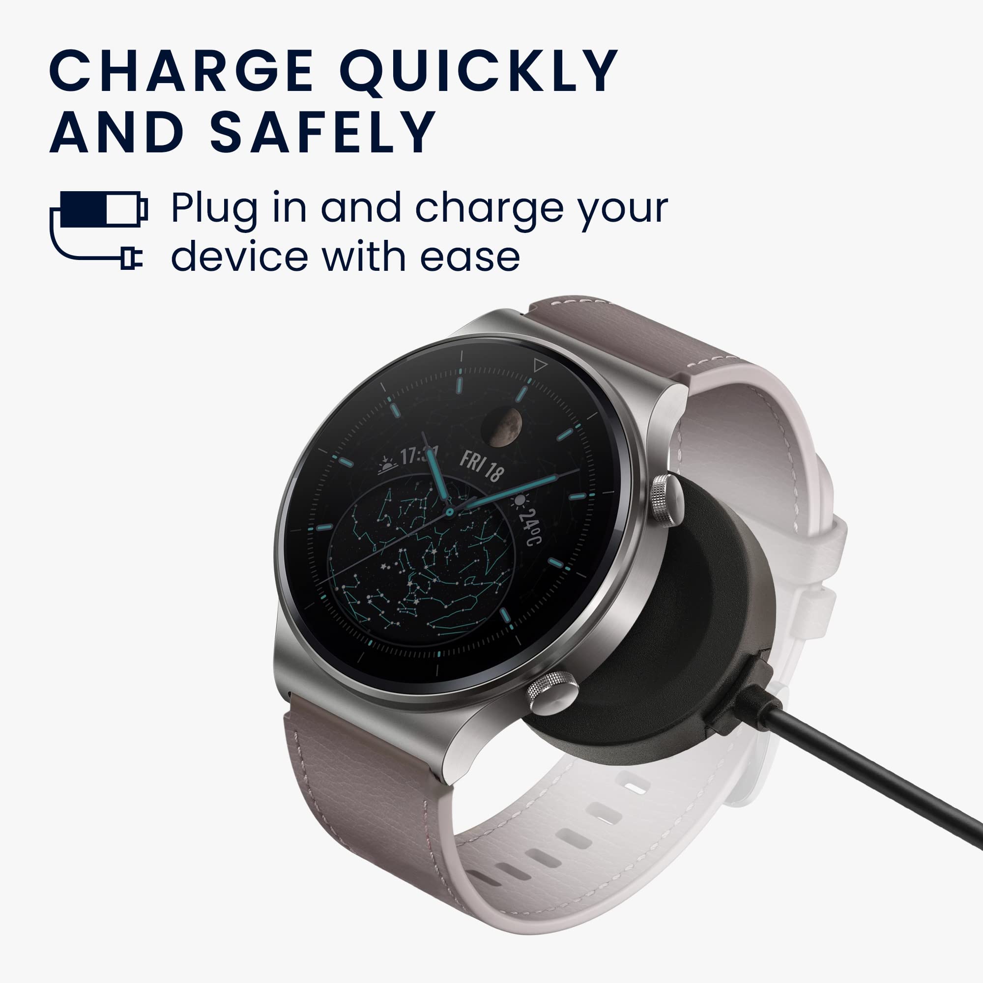 Amazon.co.jp: kwmobile 充電ケーブル 対応: Huawei Watch Buds/Watch 