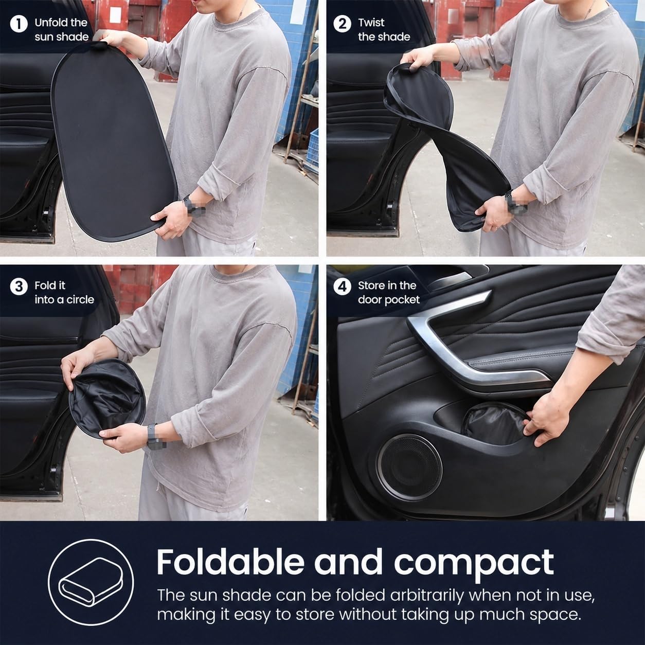 Parasol Coche para Mercedes-Benz GLC 2023-X254, Sombrilla Lateral Ventana con Protección UV Bloqueo Rayos Cortina Interior Privacidad Ajuste,8 PCS Full