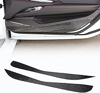 Vista 1 de Kit antipatadas de fibra de carbono real 3D suave para moldura de panel de puerta interior de automóvil, compatible con Corvette C8 Stingray Z06 Z51