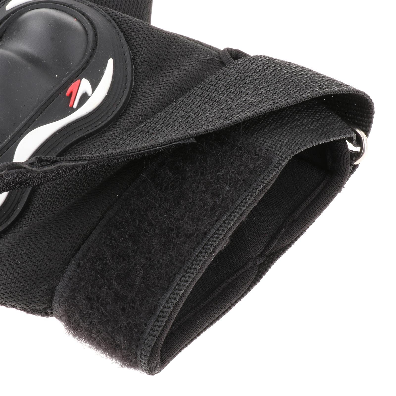 predolo Guanti da Skateboard Standard Longboard Downhill Slider Guanti Pattinaggio Equipaggiamento Protettivo Polso, Nero