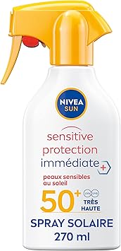 Spray solaire NIVEA SUN Sensitive FPS 50+