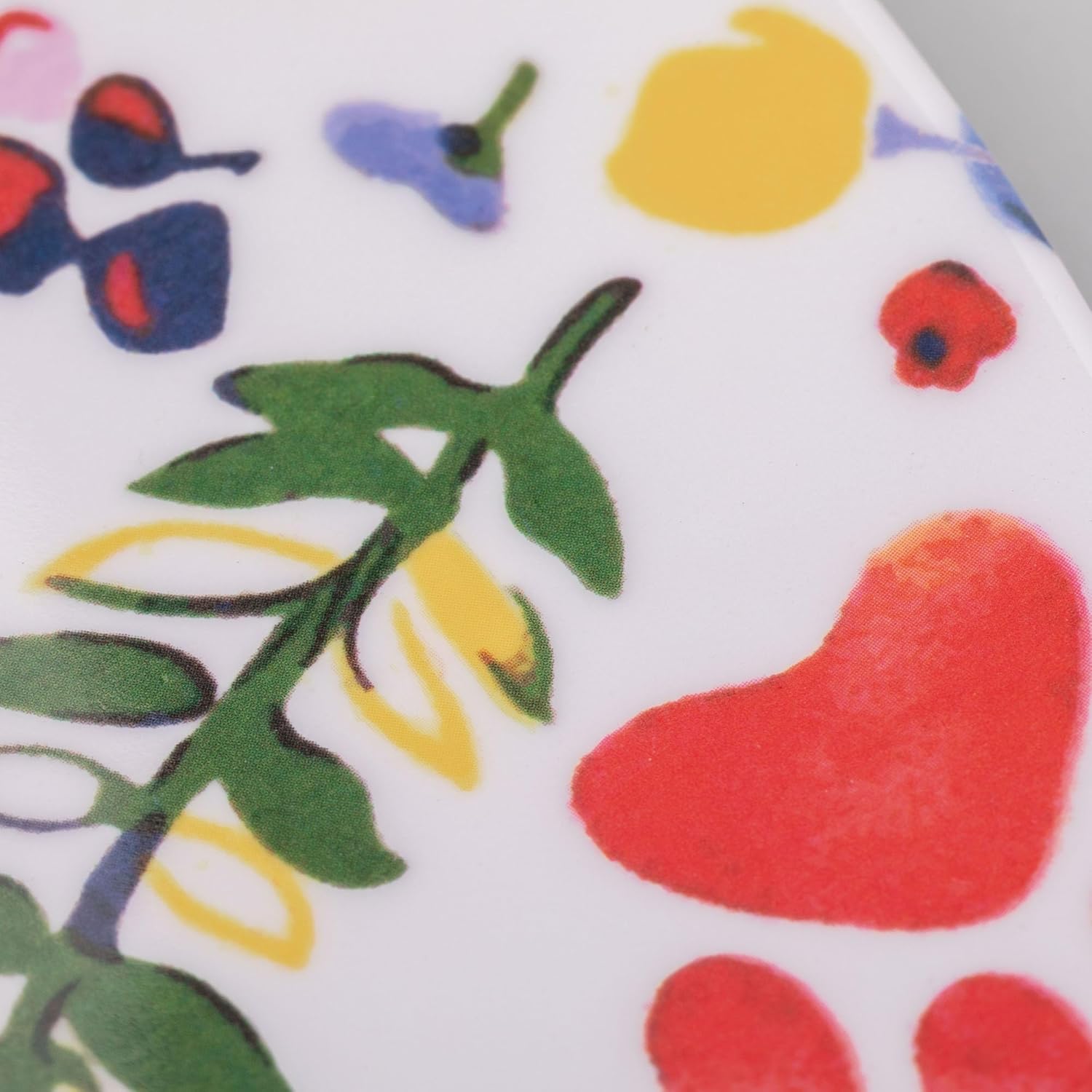 GreaterGood Flower Garden Paws Melamine Dinnerware Set - Set of 4 (White, Plates)