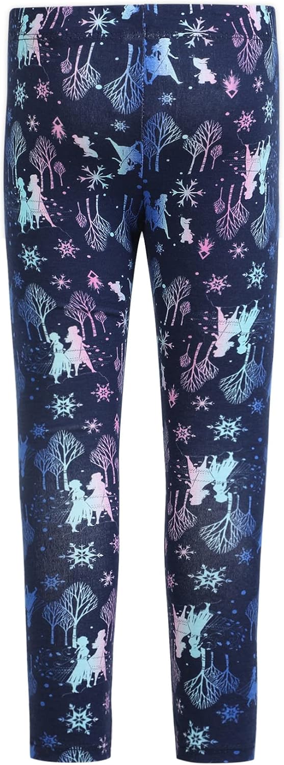 Disney Frozen Girls T-Shirt, Zip Up Hoodie and Legging Pants Set for Toddler and Little Kids - Image 9
