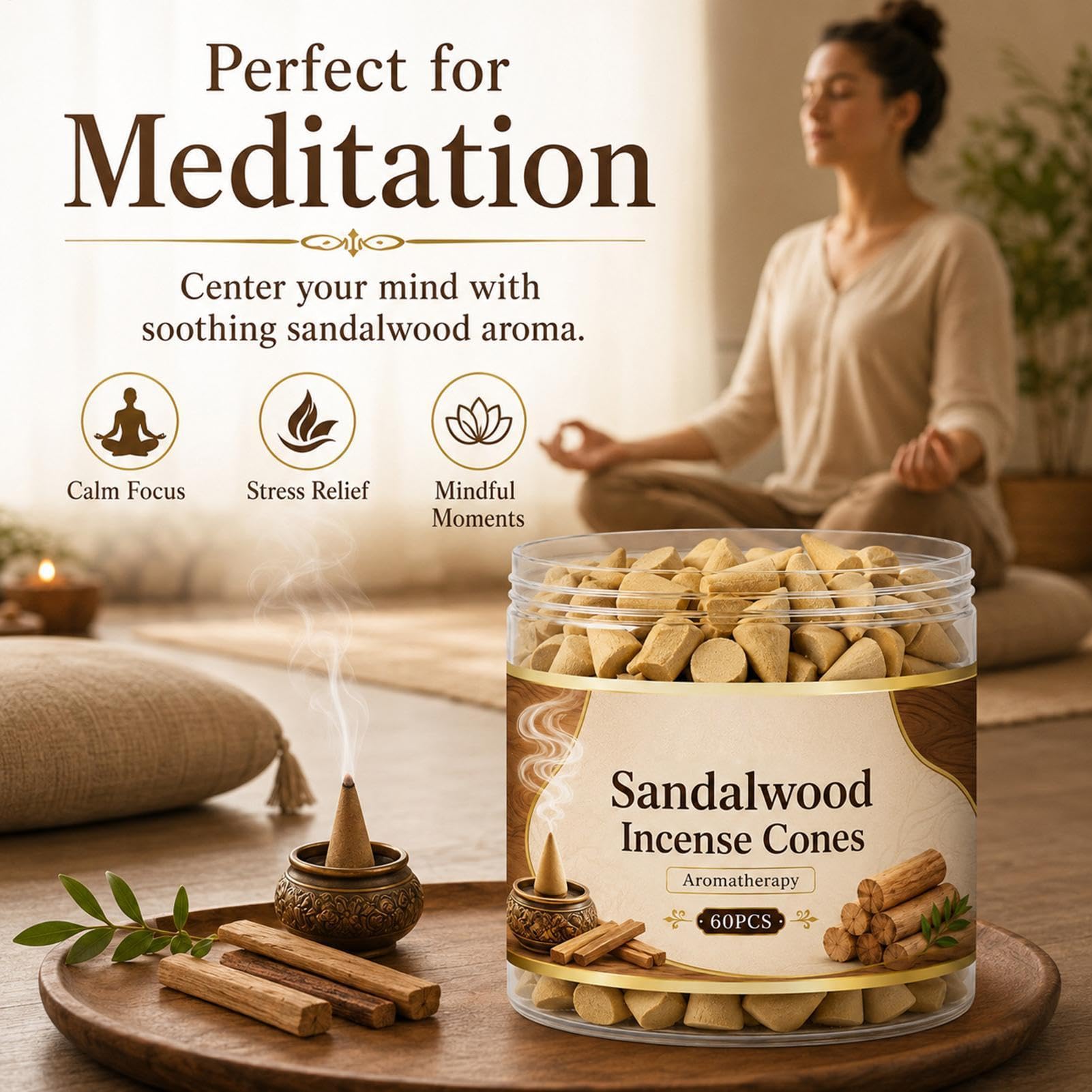 Coni Di Incenso Sandalo Per La Purificazione Spirituale E Rimozione Degli