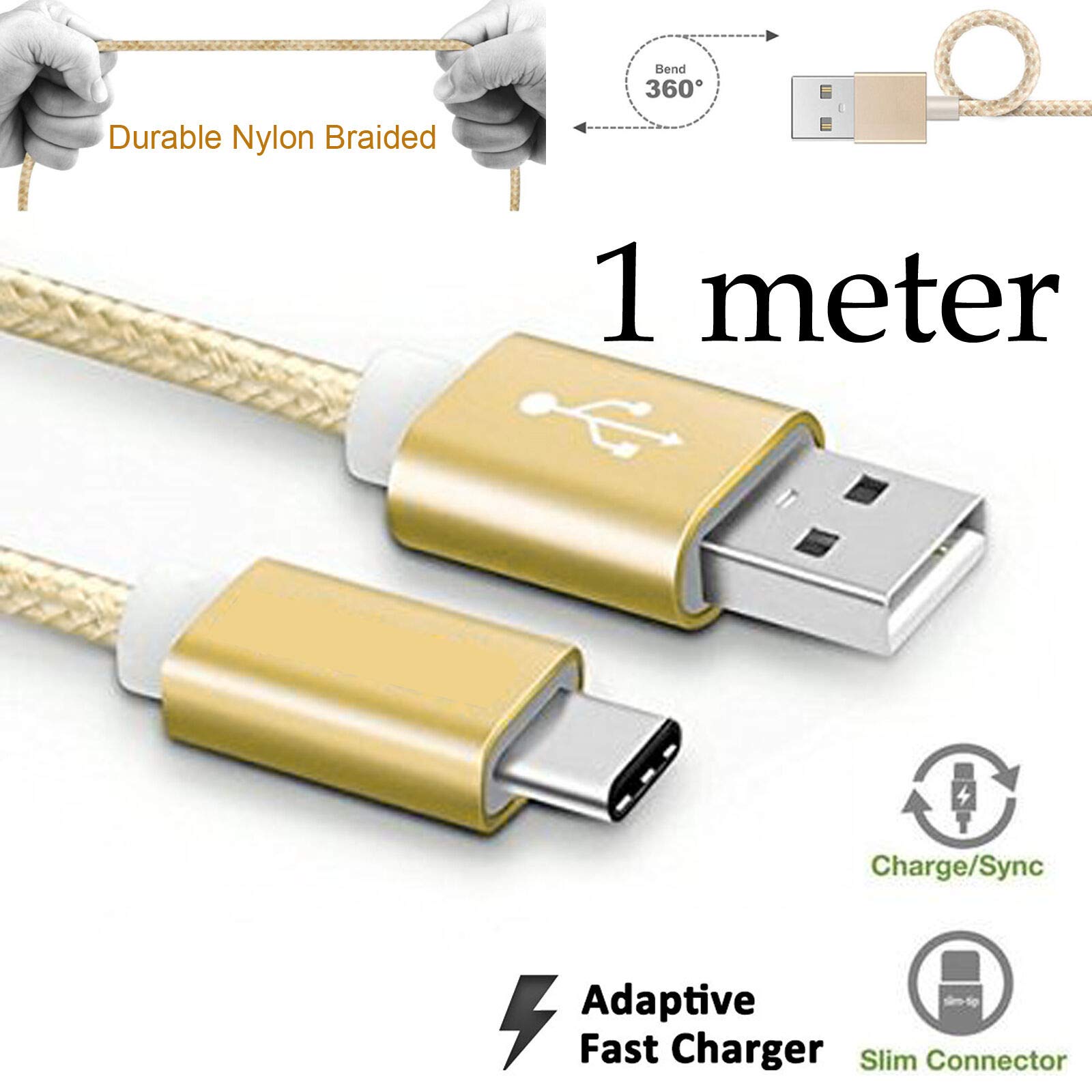 Câble USB Tressé De Type C Pour Kindle Scribe 10,2" / 6" 11e
