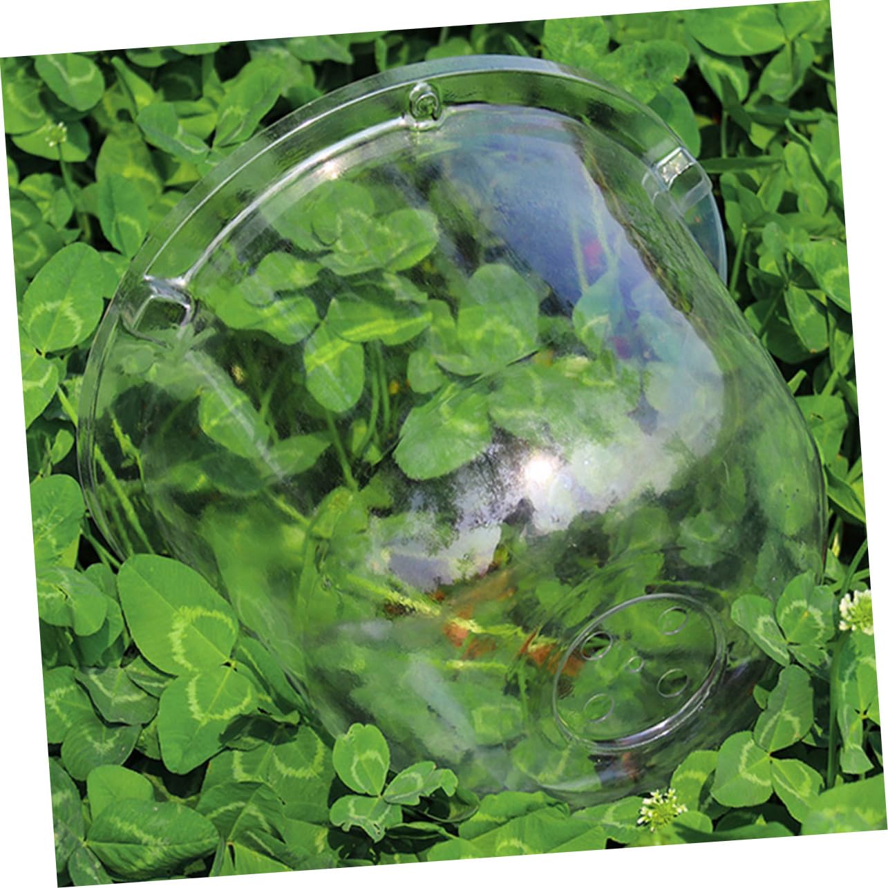 HANABASS 6 Pièces Cloche de Jardin Transparent pour Plantes Protection Gel et Humidité Couverture Domique pour Saine des Plantes pour Conditions Climatiques Variées